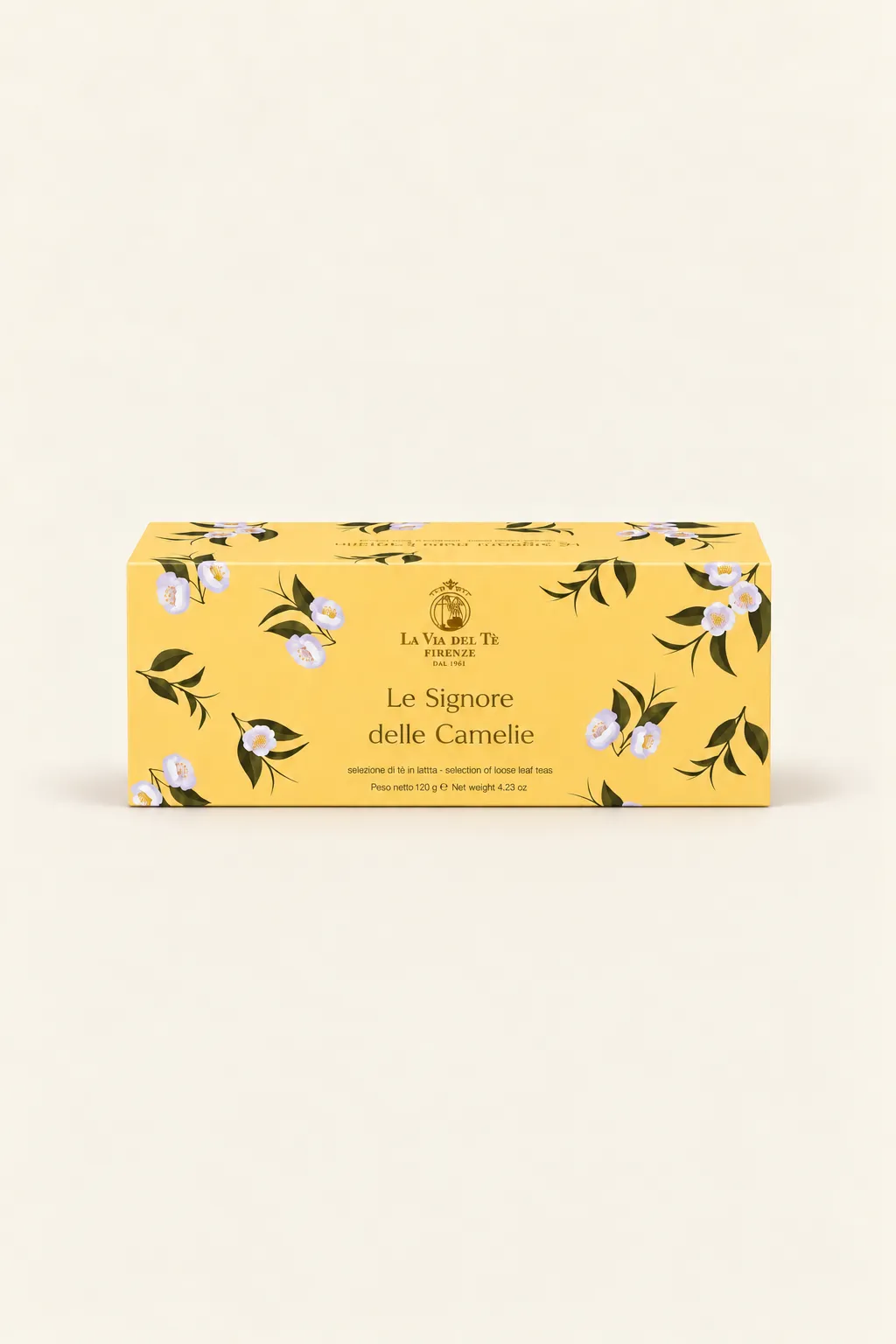 Coffret cadeau de thé Le Signore delle Camelie – 3 boîtes