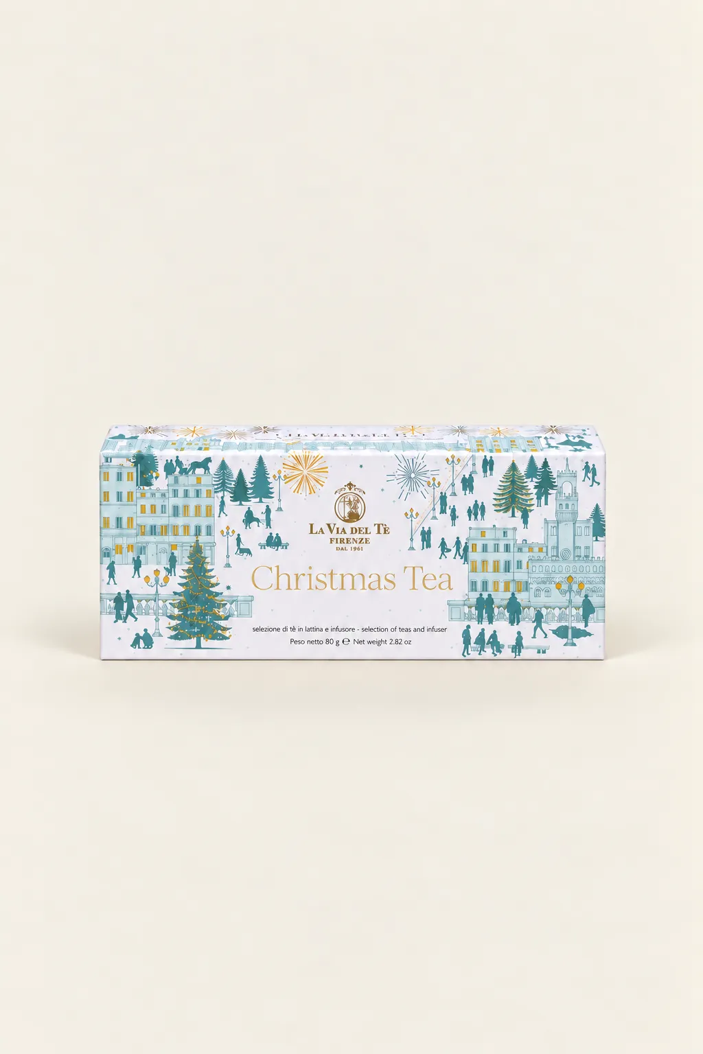 Coffret cadeau de thés de Noël – 2 boîtes et infuseur