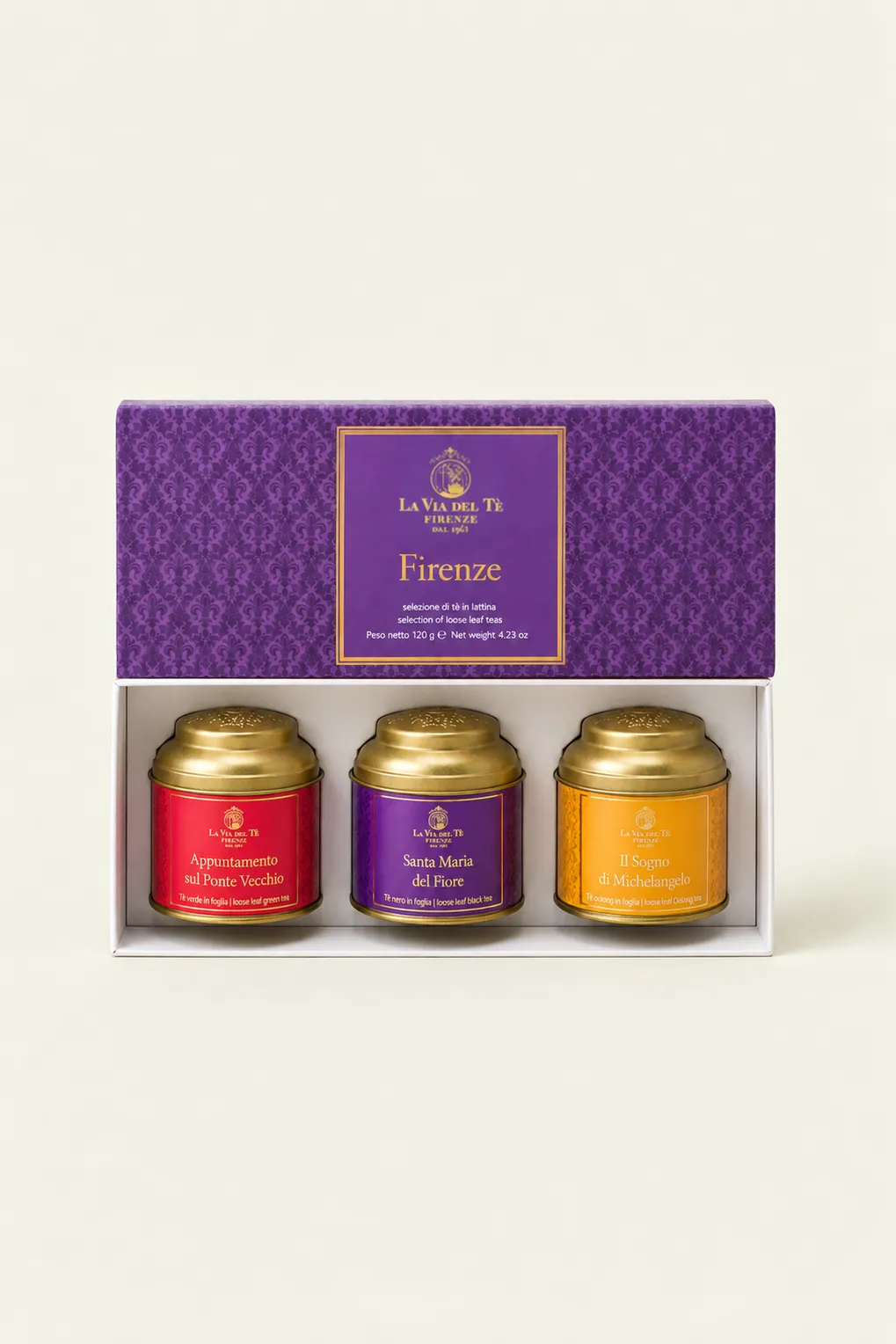 Firenze tea gift box – 3 tins