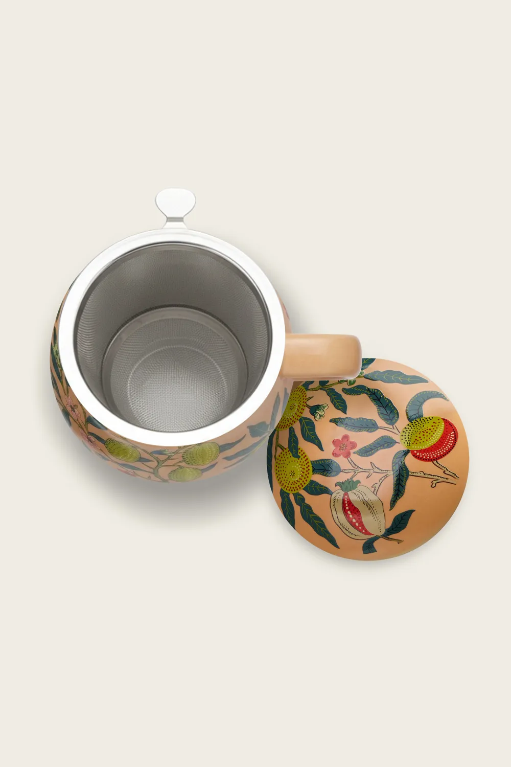Tea Mug - Morris Peachy rose