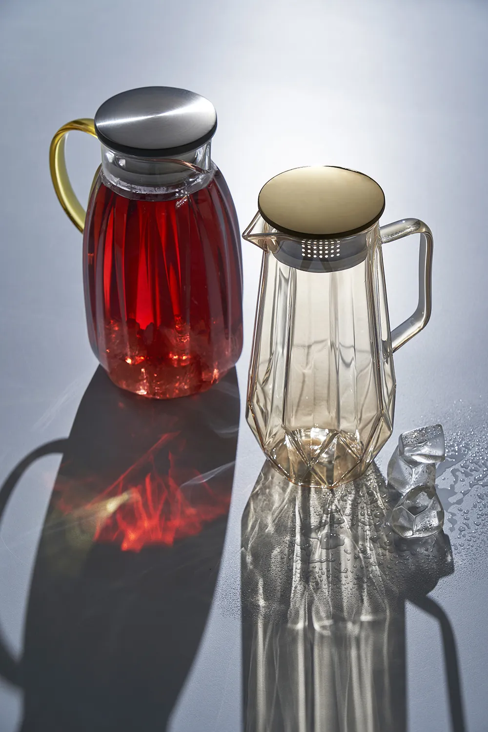 Pichet en verre pour thé glacé