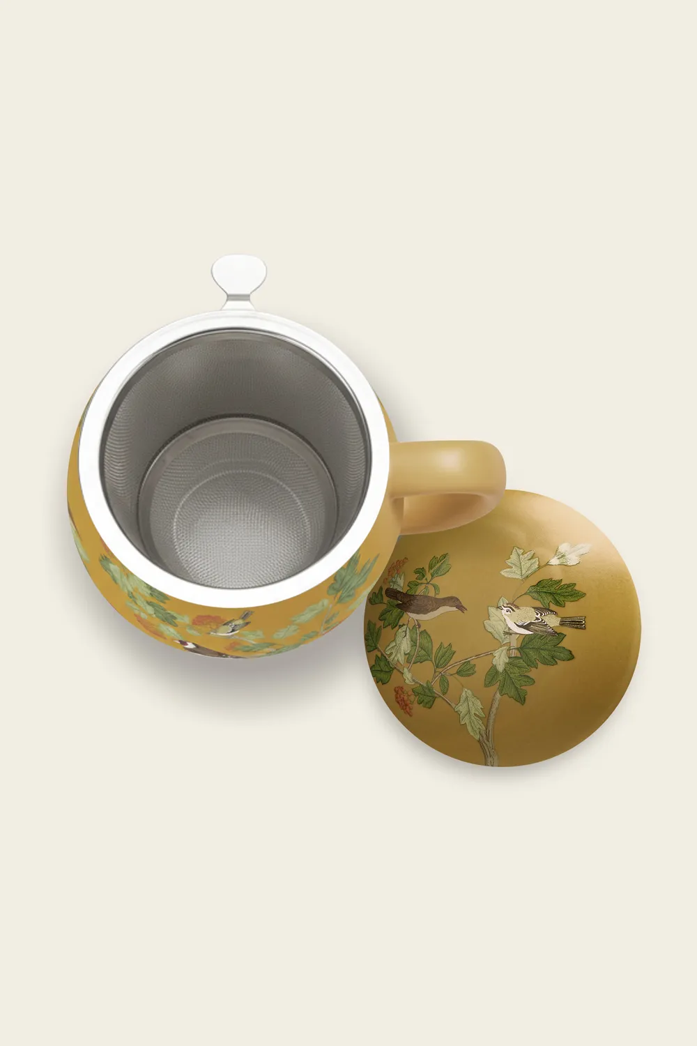 Tea Mug - Foliage Golden yellow
