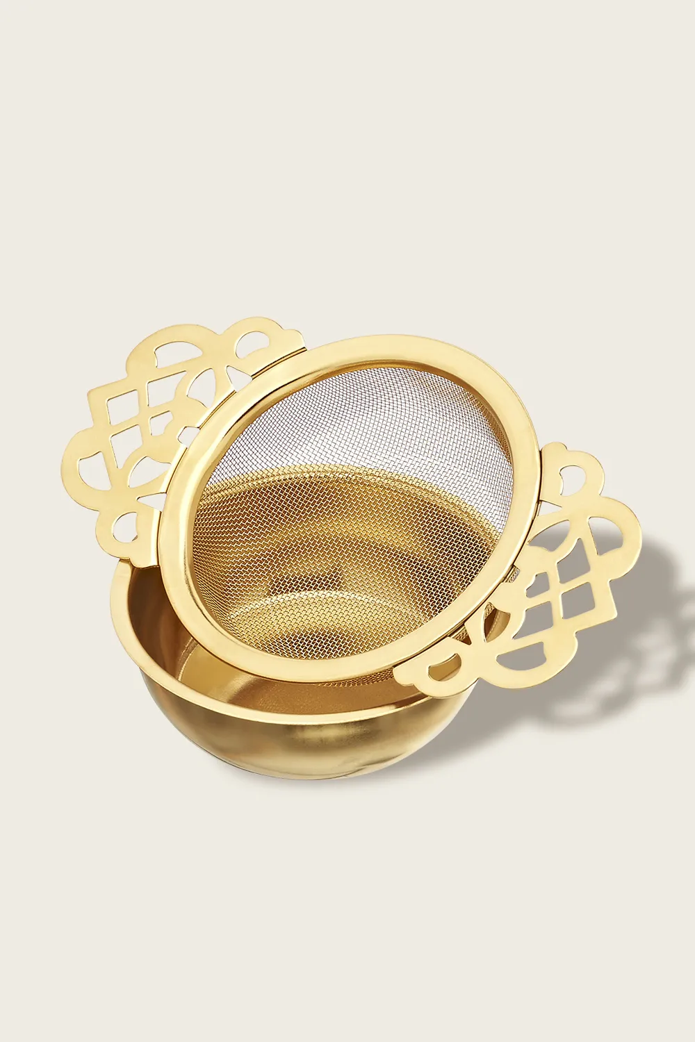 Infuseur Pour Tasse Dorée