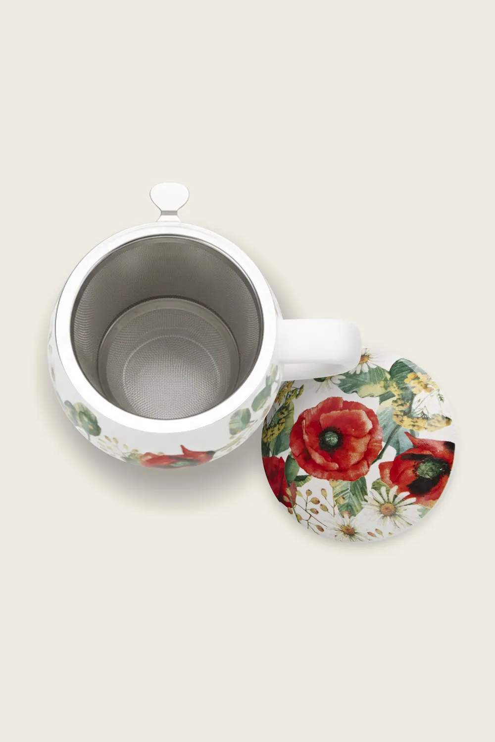 Tisaniera Bouquet Papavero - Immagine 2