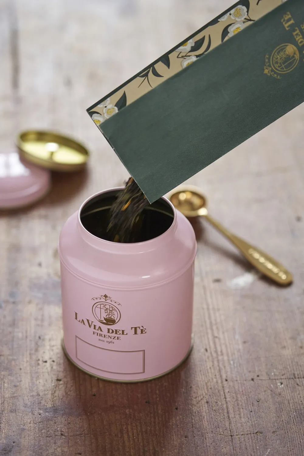 Barattolino In Latta - Rosa Cipria - Immagine 2