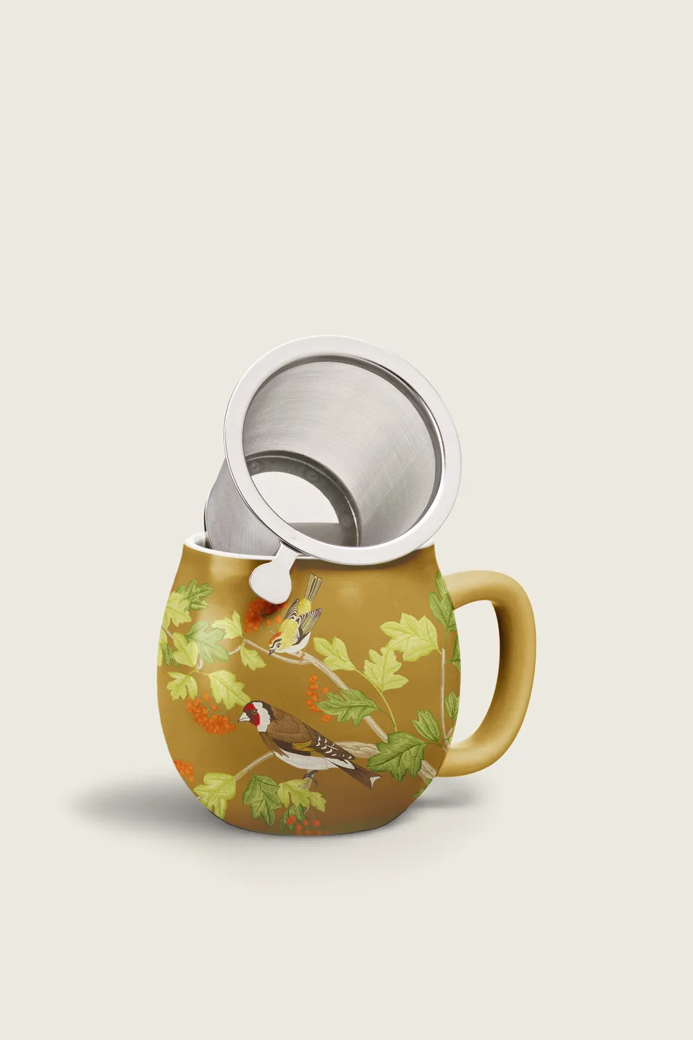 Tea Mug - Foliage Golden yellow