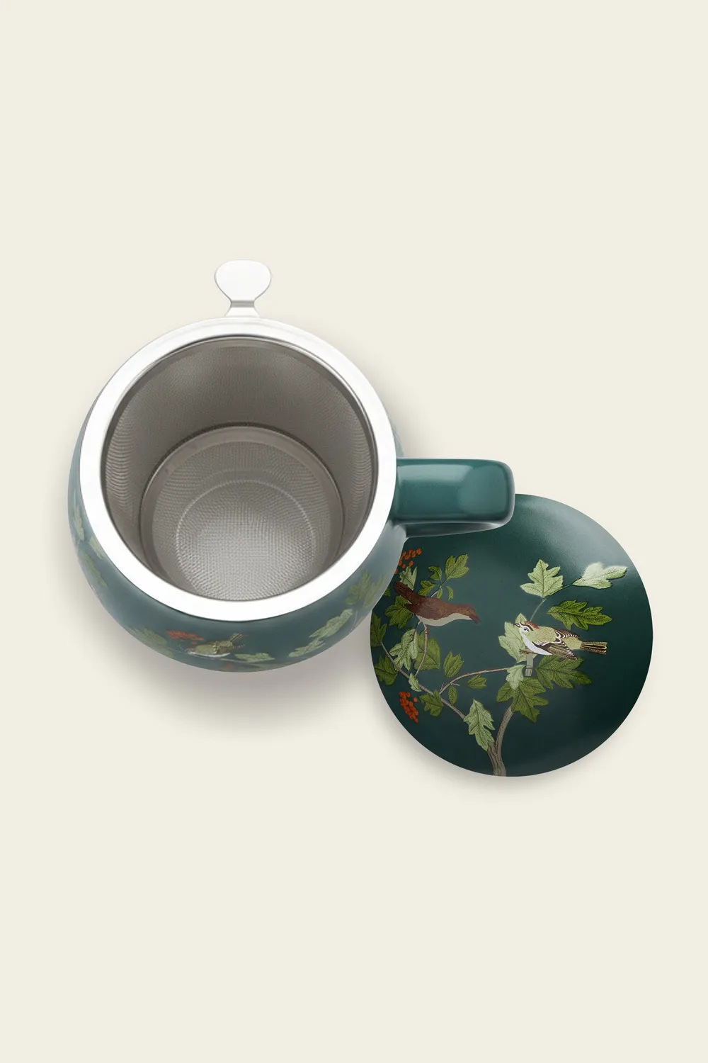 Tea Mug - Foliage Dark green