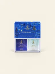 Coffret cadeau de thés de Noël – 12 sachets en coton