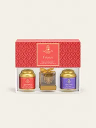 Coffret cadeau de thé Firenze – 2 boîtes et infuseur