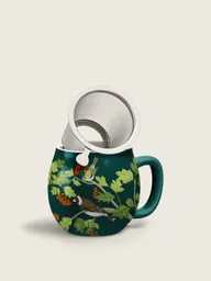 Tea Mug - Foliage Dark green