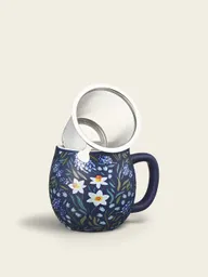 Tea Mug - Bloom Midnight Blue