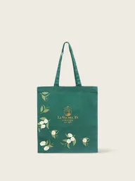 Tote Bag In Cotone - Verde Bosco
