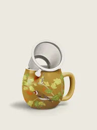 Tea Mug - Foliage Golden yellow