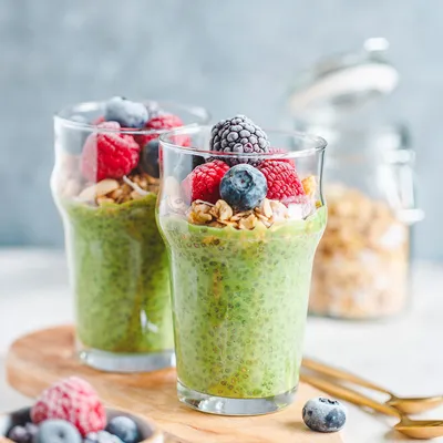 Matcha Chia Pudding