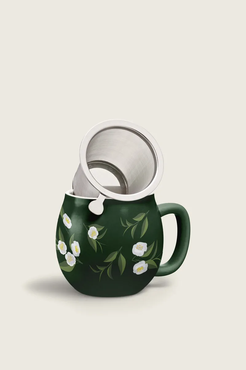 Tisanière - Camelia Vert Forêt