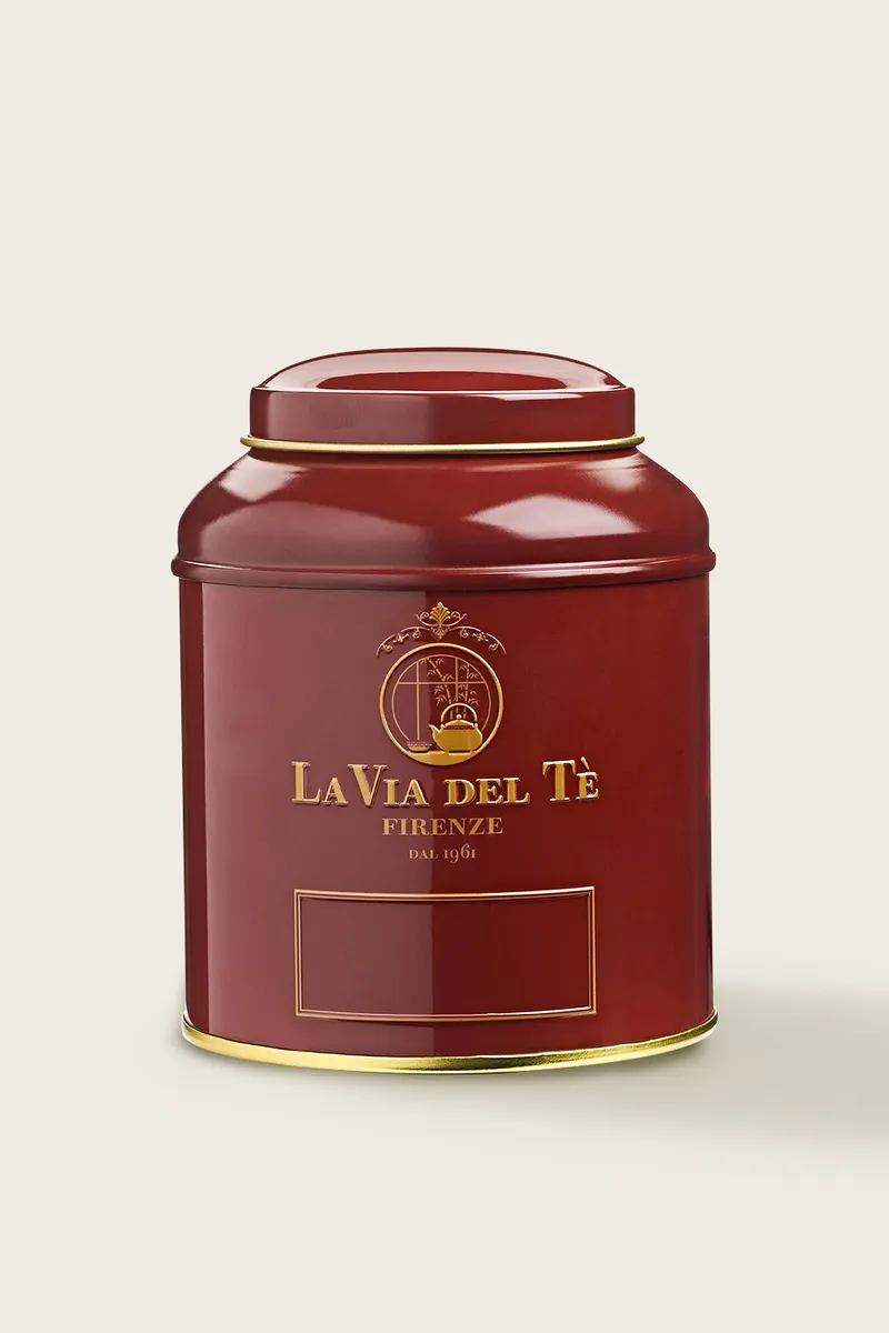 Barattolino In Latta - Rosso Granata