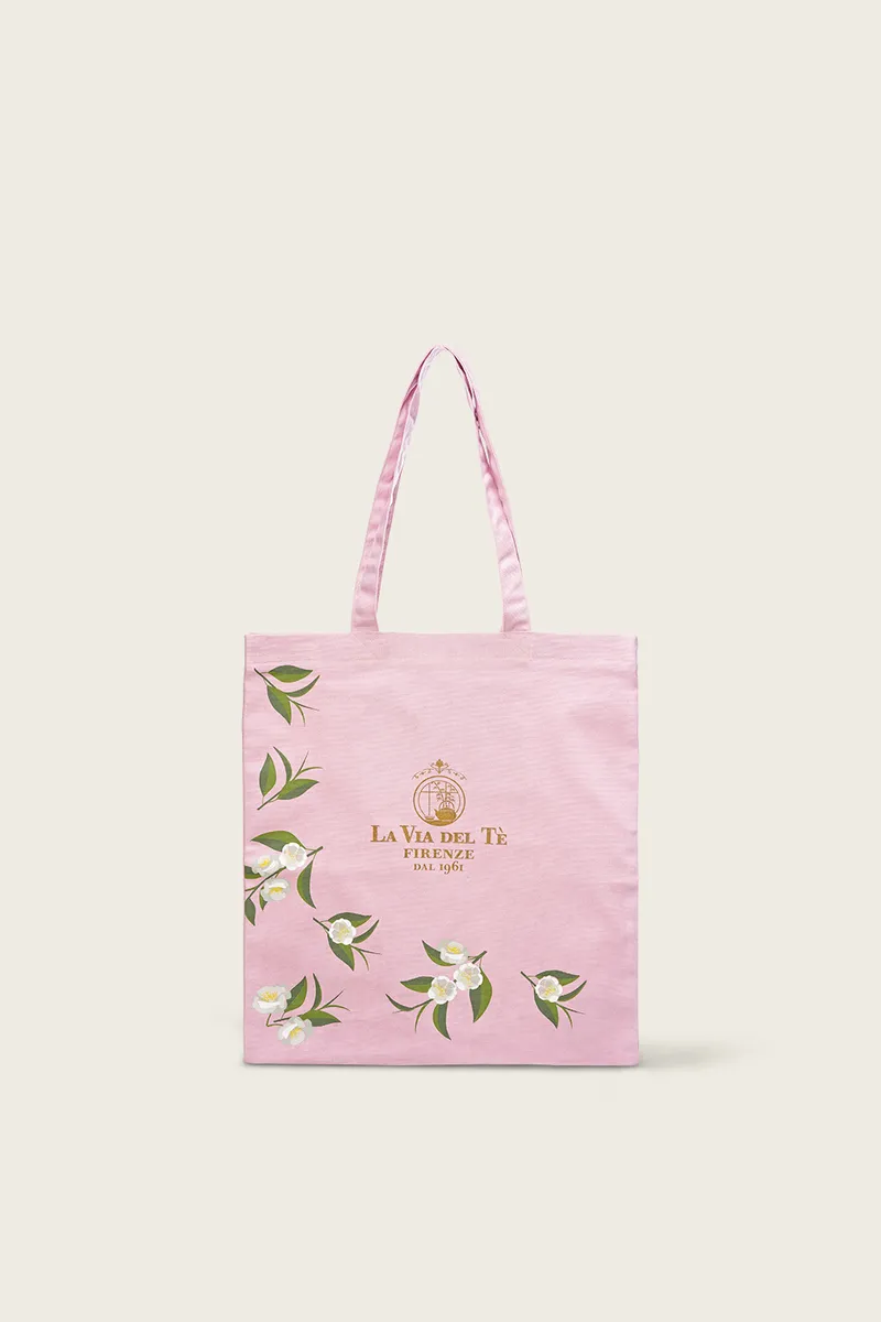 Tote Bag In Cotone - Rosa