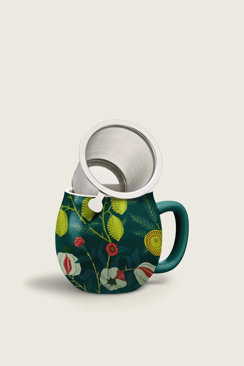 Tea Mug - Morris Dark green