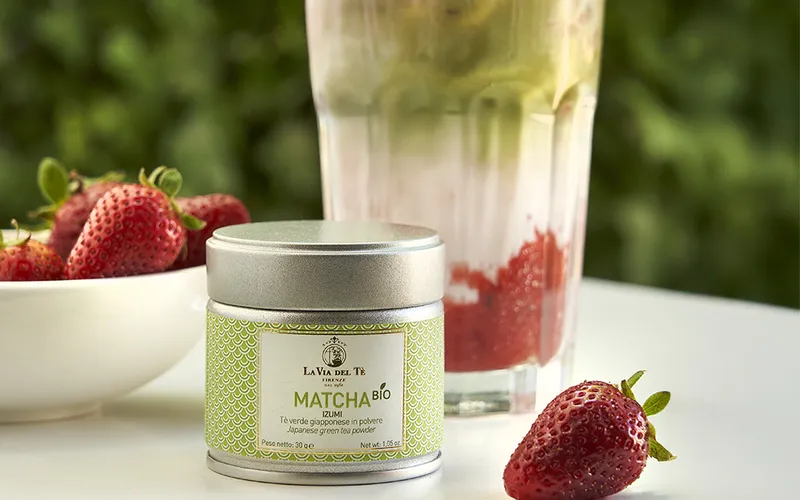 Strawberry Matcha Latte