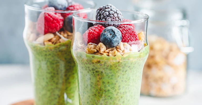 Matcha Chia Pudding