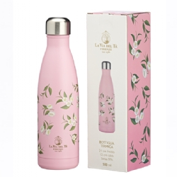 Initial Water Bottle - Pink, E