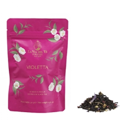 Violetta Tè in foglia Miscele di tè nero aromatizzato Le signore delle camelie in sacchetto da 50 grammi