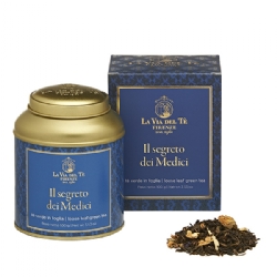 Il Segreto dei Medici Tè in foglia Miscele e Tè aromatizzati tè al gelsomino floreale Firenze in lattina da 100 grammi